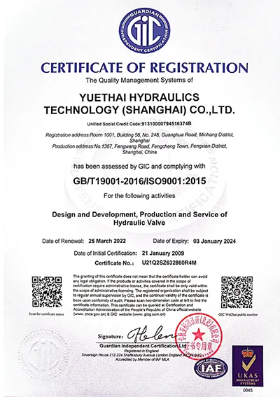 IS09001 Quality Management System