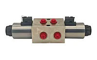 3 Position 6 Way Solenoid Directional Valve